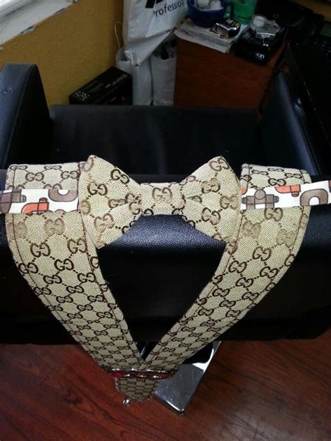 gucci womens bow tie|Gucci suspenders men's.